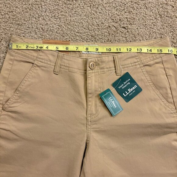 LL Bean Pants Womens Size 8 Petite cotton Comfort - Picture 4 of 7